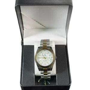 Reloj Rolex Day Date Cara Blanca Perlada
