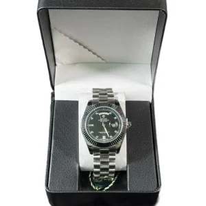 Reloj Rolex Day Date Acero Cara Negra
