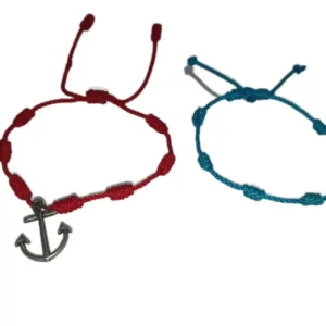 Pulseras de Nudos con Ancla