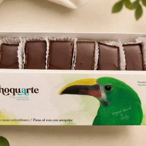 Caja barras al ron y arequipe — Choquarte, Chocolatería artesanal en Manizales