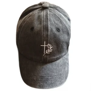 Gorra Cristiana Cruz Minimalista Negra — Mt inspiration en Manizales