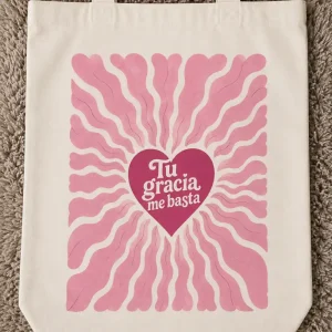 Tote Bag Cristiano Tu Gracia Me Basta — Mt inspiration en Manizales