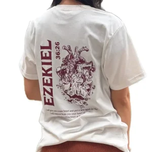 Camiseta Cristiana Ezequiel 36,26 Hueso — Mt inspiration en Manizales