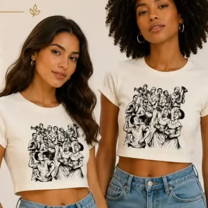 Camiseta Fiesta de Chirimia Beis Talla M — Turbantes Café y miel en Cali