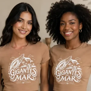 Camiseta Gigantes Camel Talla M — Turbantes Café y miel en Cali