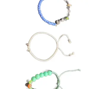 Pulsera Tejida Tonos Suaves