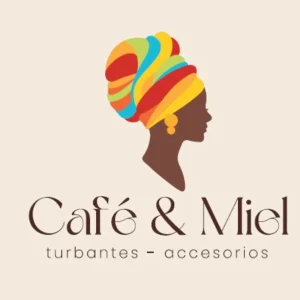 Logo de Turbantes Café y miel