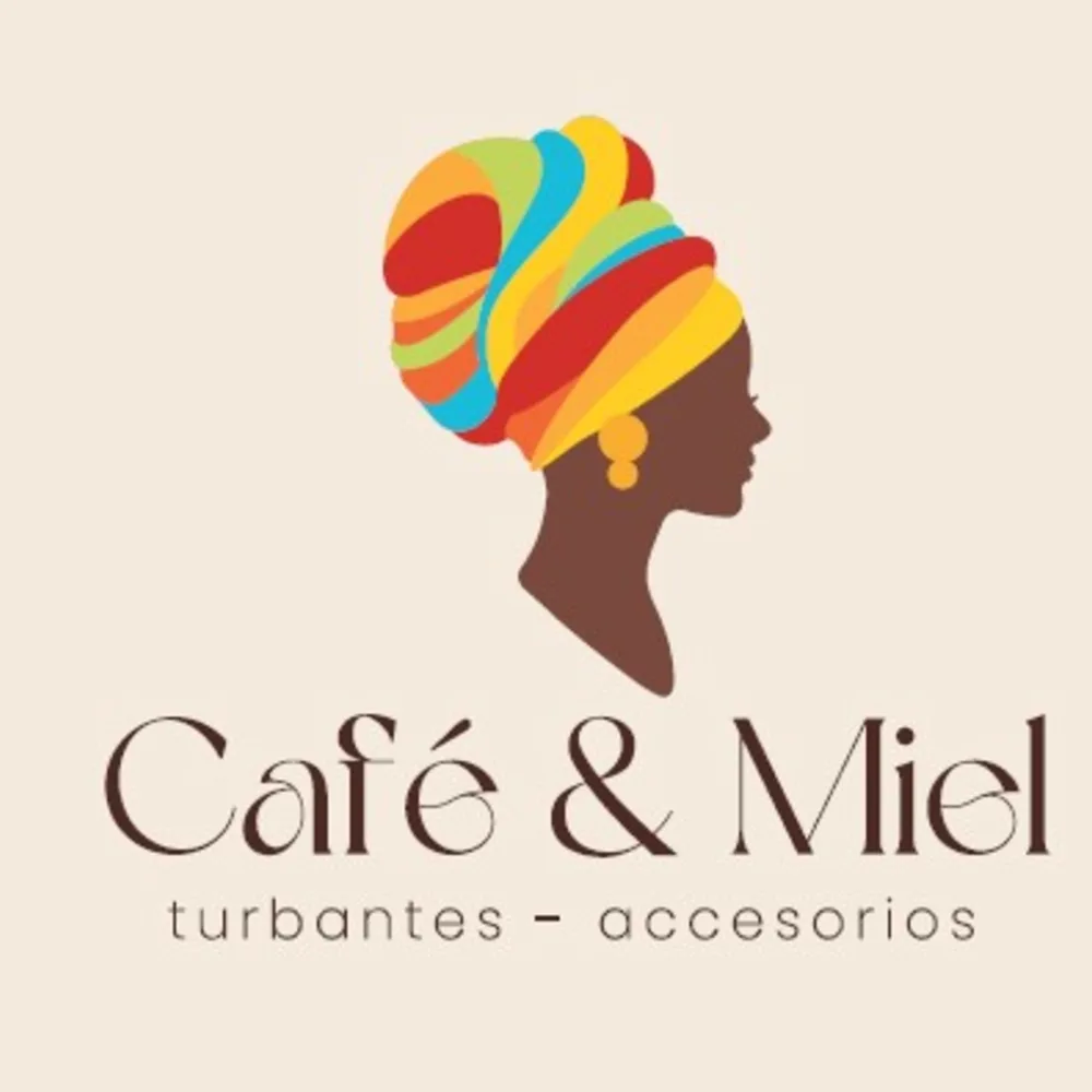 Logo de Turbantes Café y miel