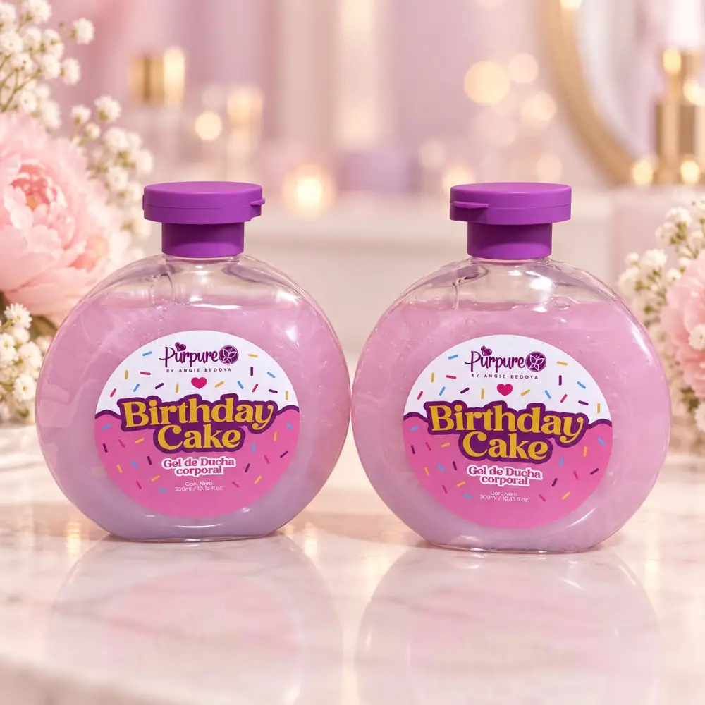 GEL DE DUCHA BIRTHDAY CAKE PURPURE 300 ML